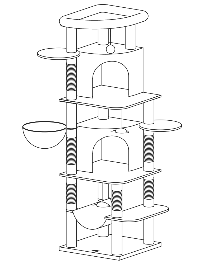 C-Serie Kratzbaum