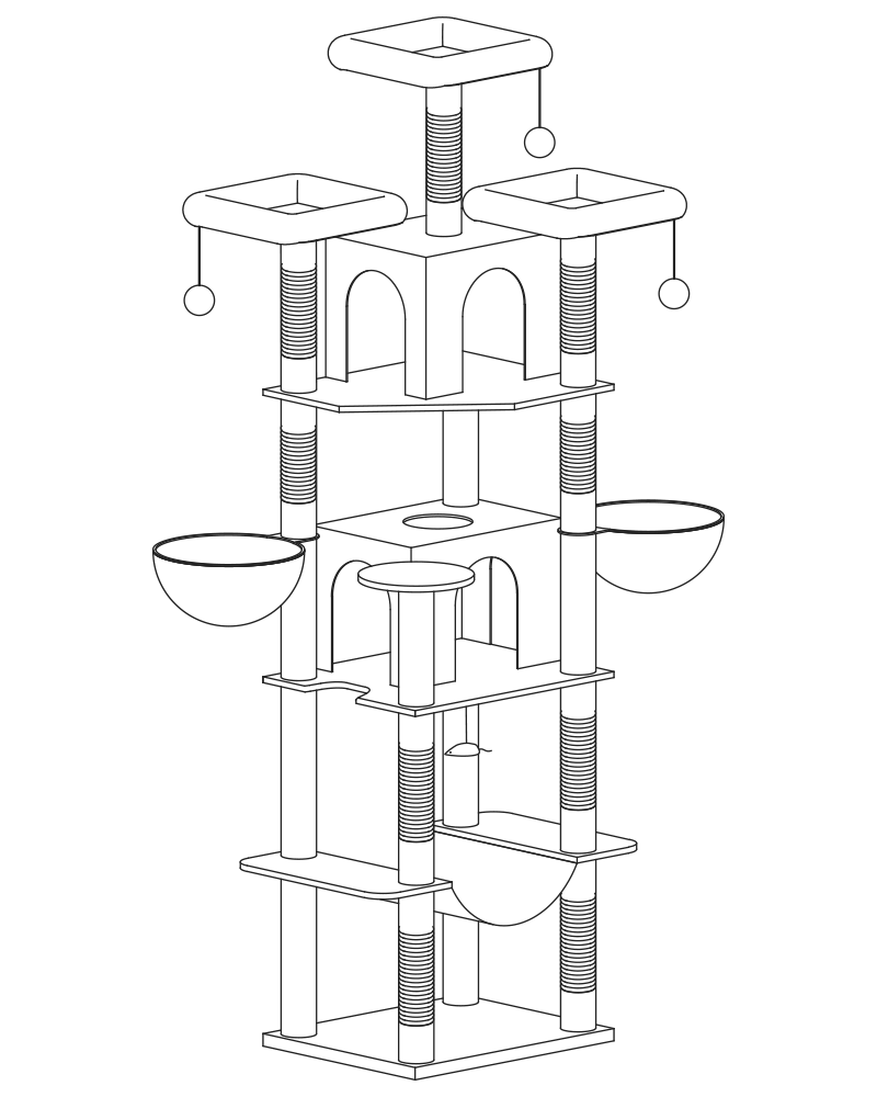 F-Serie Kratzbaum